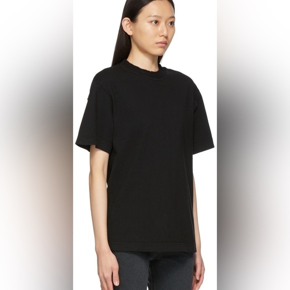 AGOLDE Lenka Black Tee Small - Picture 1 of 5